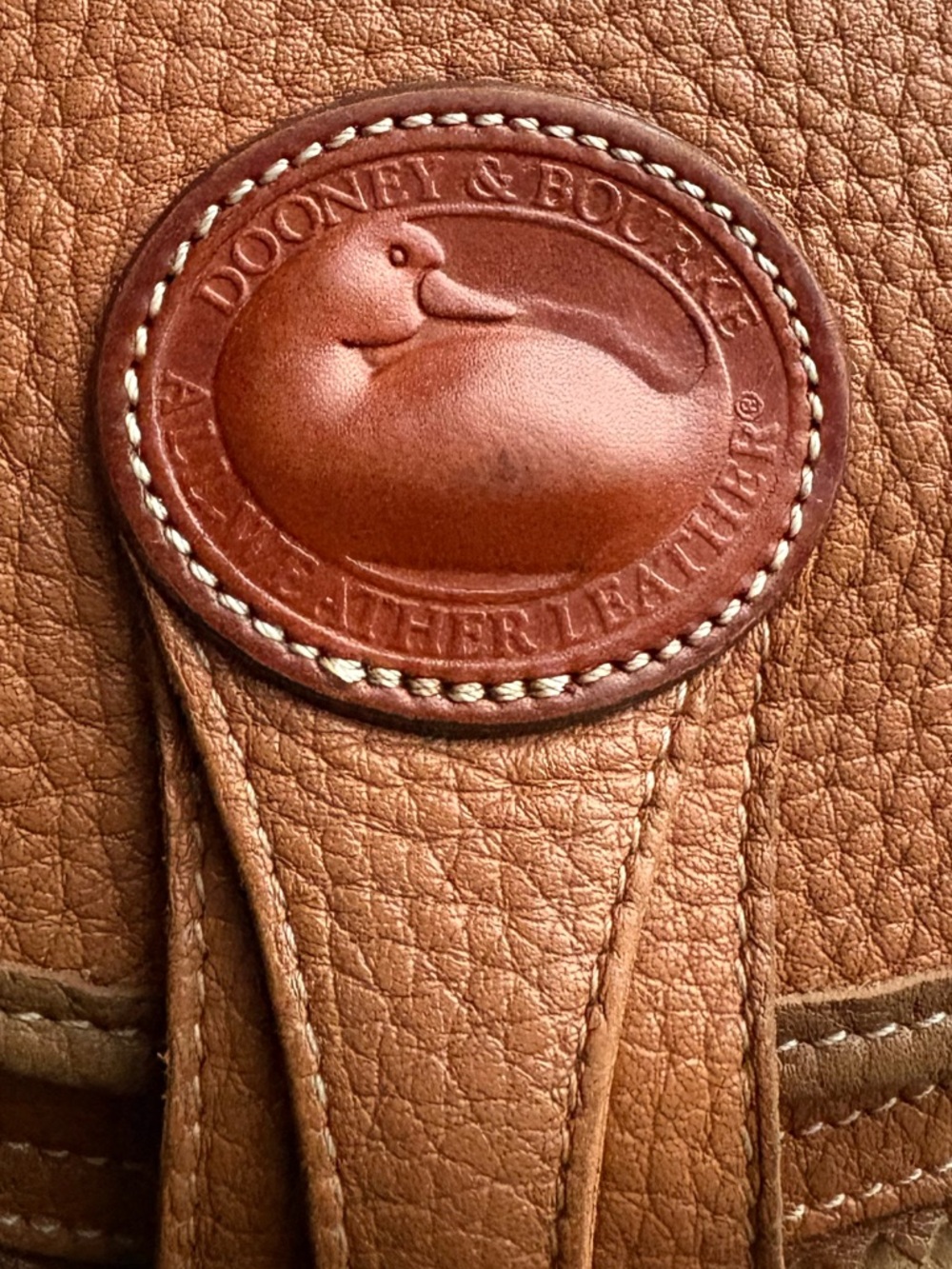 Dooney and Bourke awl Leather Teton Multi Color Crossbody - Picture 5 of 16